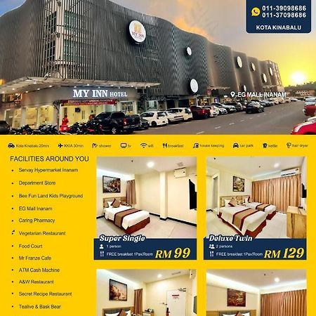My Inn Hotel Inanam Esterno foto