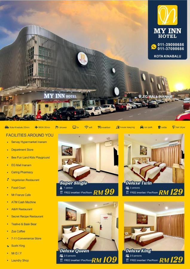 My Inn Hotel Inanam Esterno foto